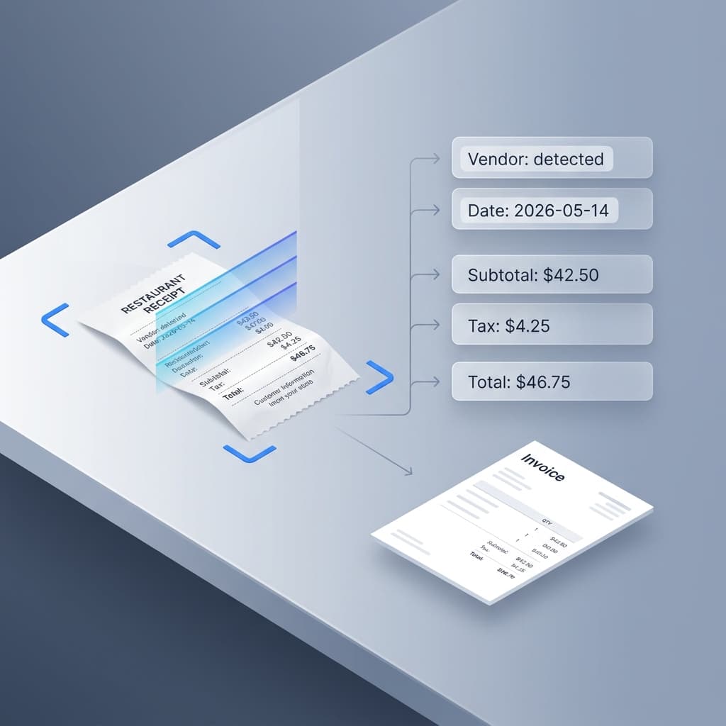 OCR Receipt Scanning: Turn Any Photo into a Professional Invoice (2026)
